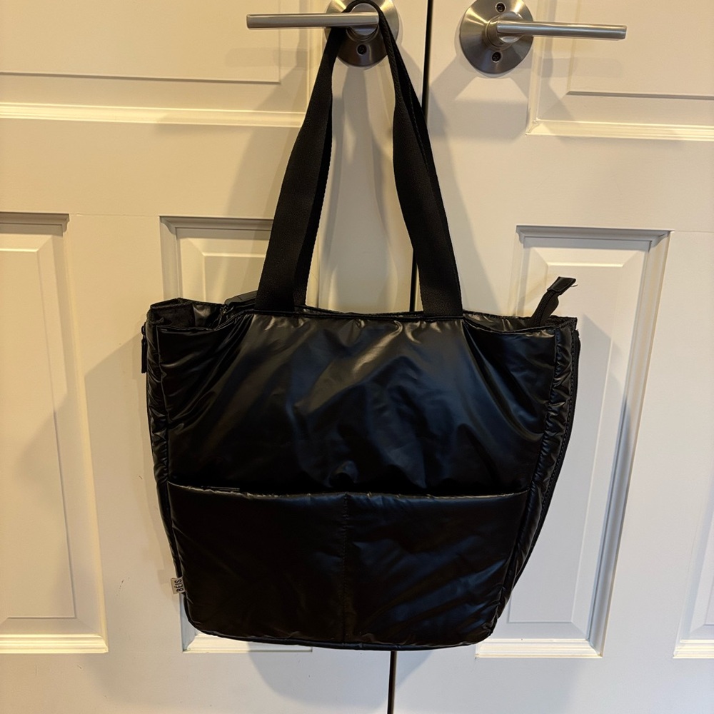BEIS | Black Expandable Tote Bag